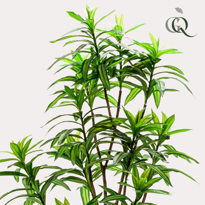 Kunstplant - Dracaena - Drakenboom - 130 cm - Forestbloom