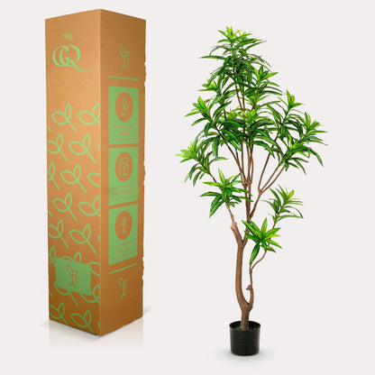 Kunstplant - Dracaena - Drakenboom - 155 cm - Forestbloom