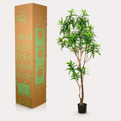 Kunstplant - Dracaena - Drakenboom - 190 cm - Forestbloom