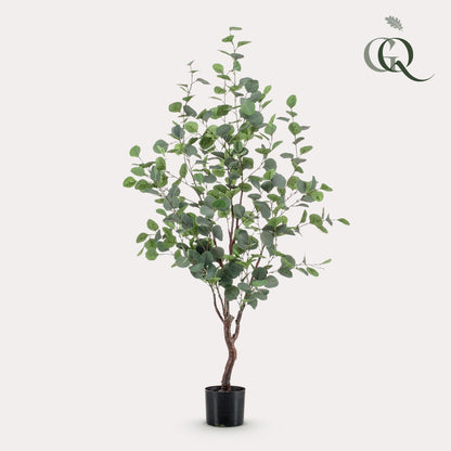 Kunstplant - Eucalyptus - Blauwe Gomboom - 120 cm - Forestbloom