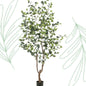 Kunstplant - Eucalyptus - Blauwe Gomboom - 180 cm - Forestbloom