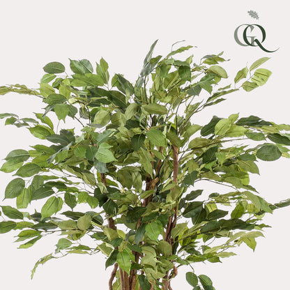 kunstplant - Ficus liana - Vioolbladplant - 140 cm - Forestbloom