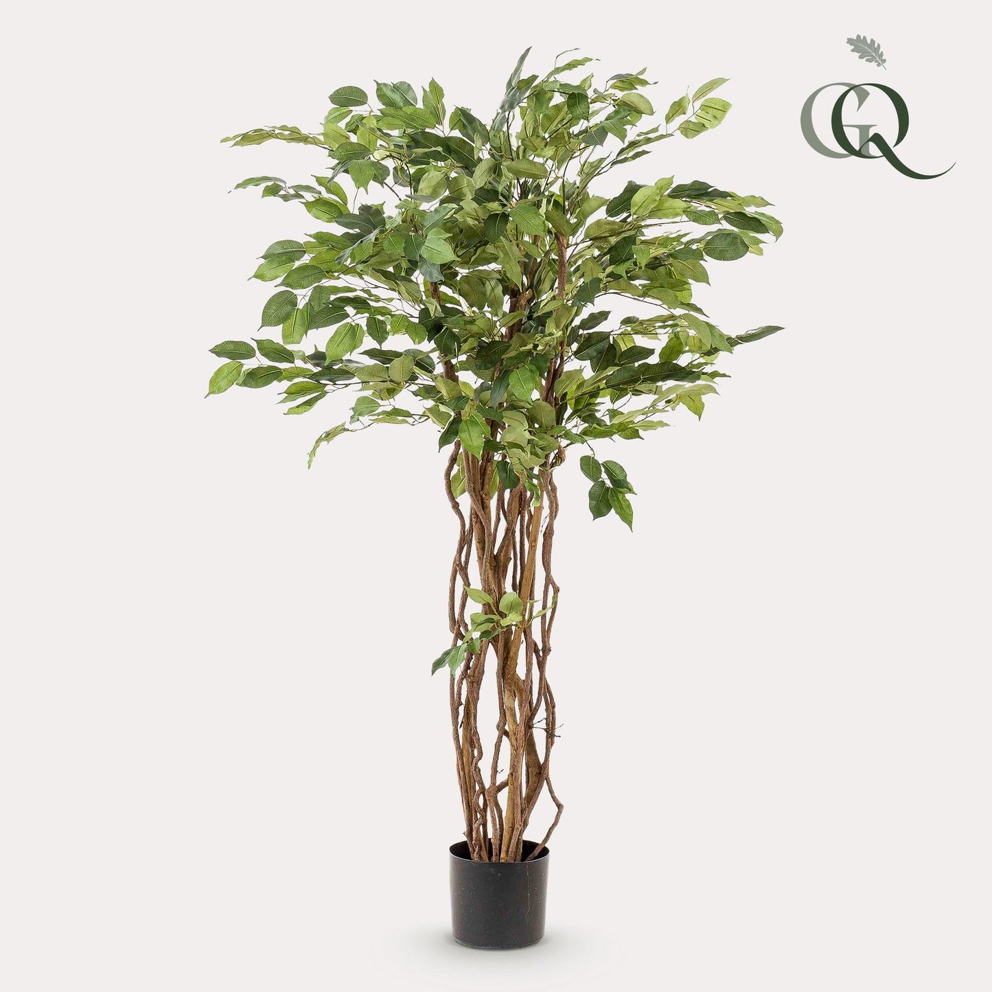 kunstplant - Ficus liana - Vioolbladplant - 140 cm - Forestbloom