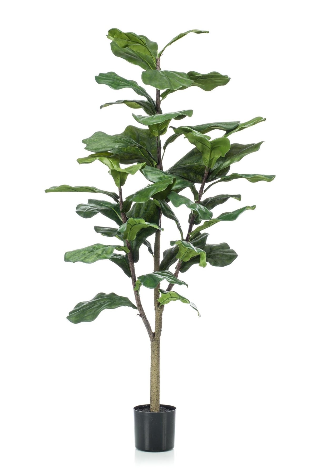 Kunstplant - Ficus Lyrata - Tabaksplant - 120 cm - Forestbloom