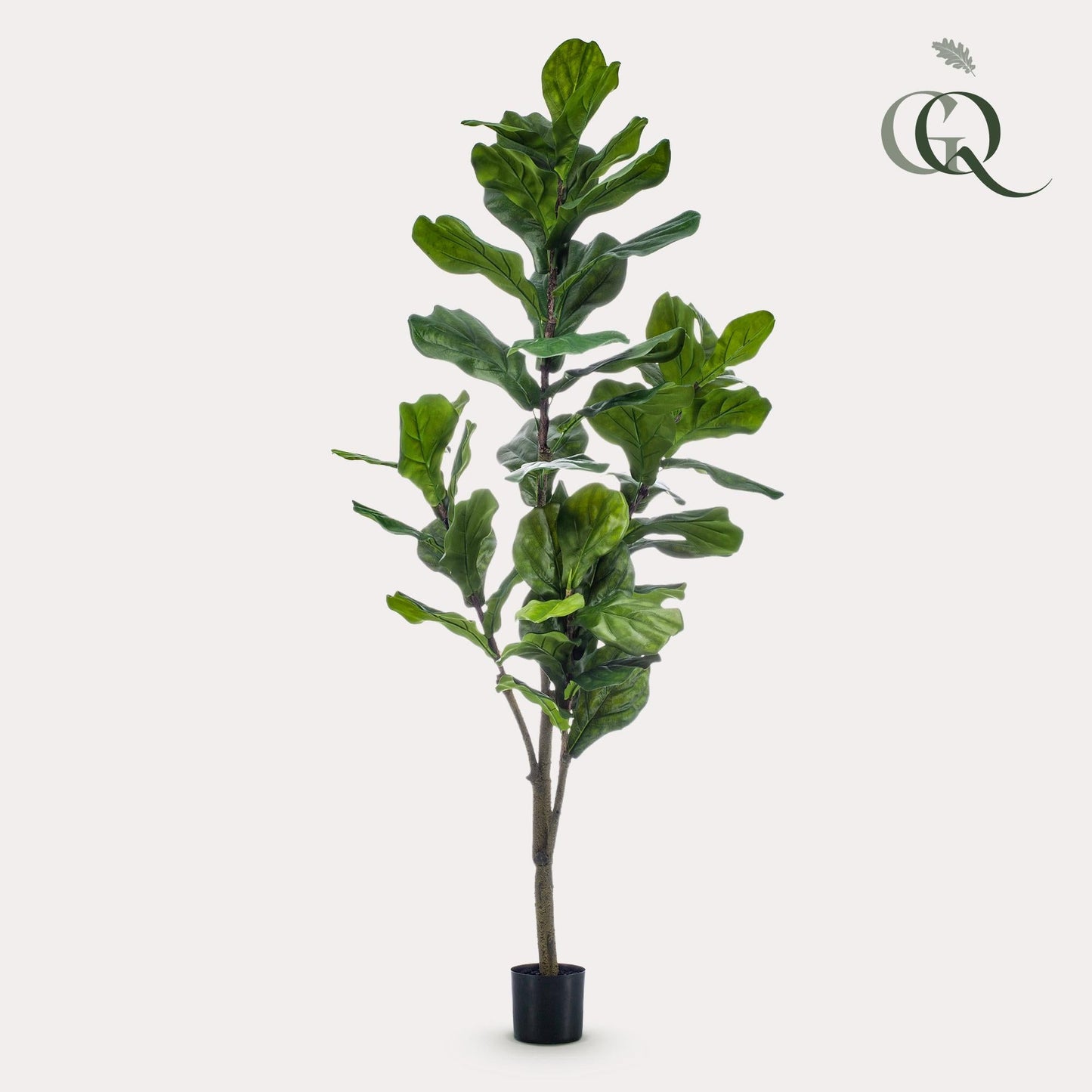 Kunstplant - Ficus Lyrata - Tabaksplant - 150 cm - Forestbloom