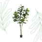 Kunstplant - Ficus Lyrata - Tabaksplant - 210 cm - Forestbloom
