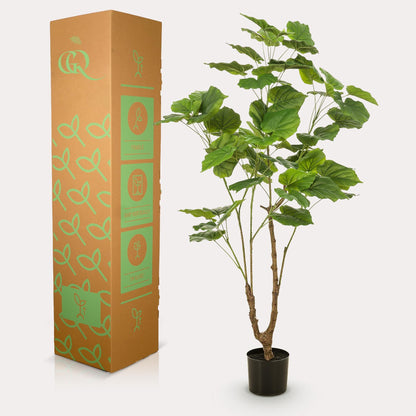 Kunstplant - Ficus umbellate - Afrikaanse vijg - 125 cm - Forestbloom