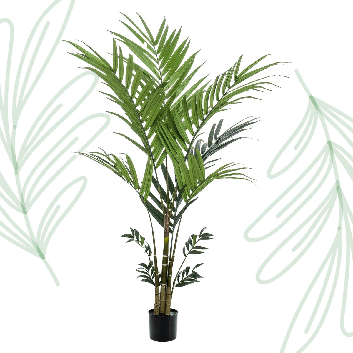 Kunstplant - Kentia - Kentiapalm - 180 cm - Forestbloom