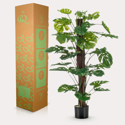 Kunstplant - Monstera Deliciosa - 120 cm - Forestbloom