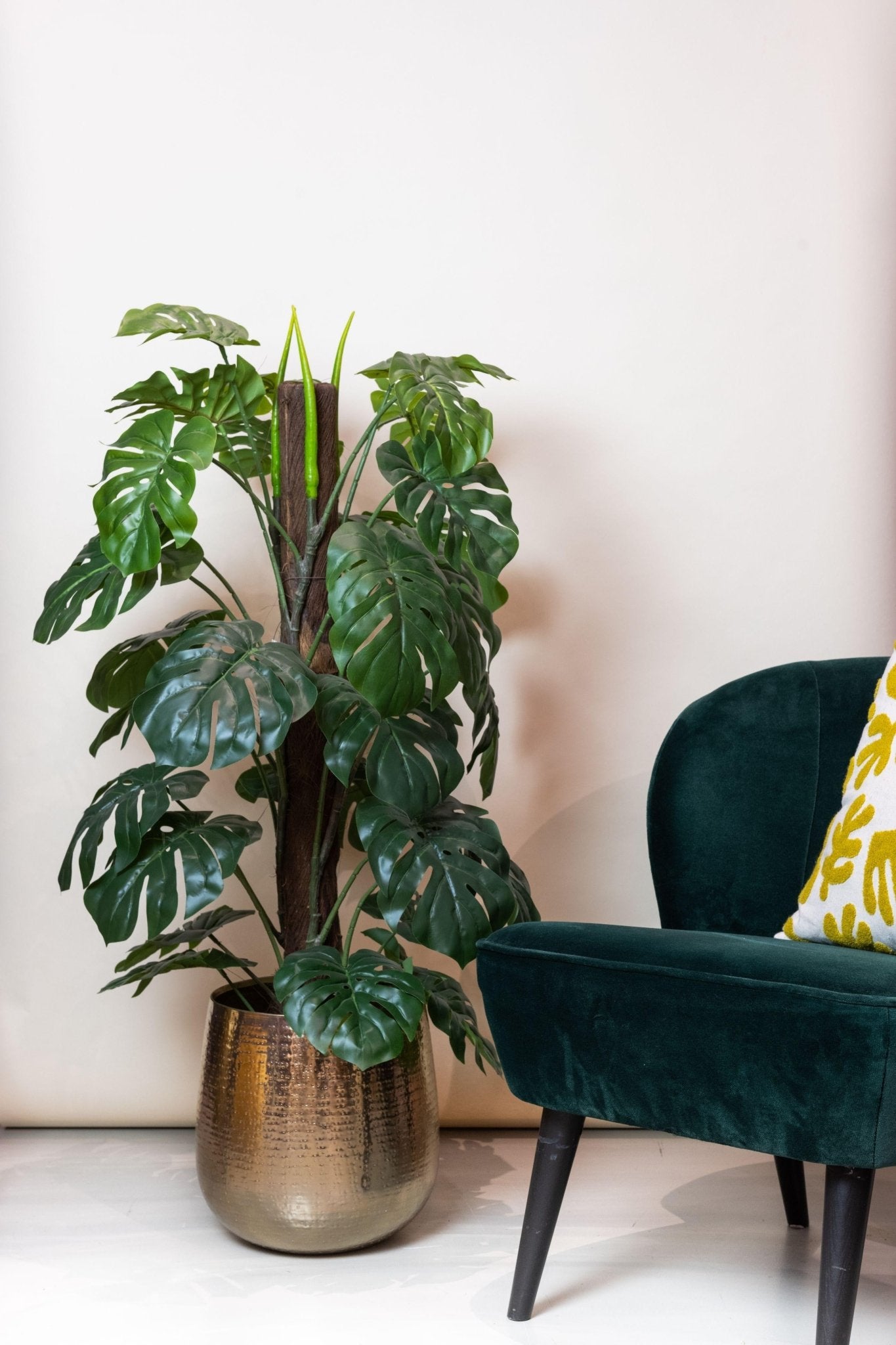 Kunstplant - Monstera Deliciosa - 120 cm - Forestbloom
