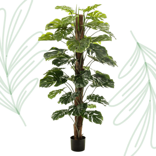 Kunstplant - Monstera Deliciosa - 150 cm - Forestbloom