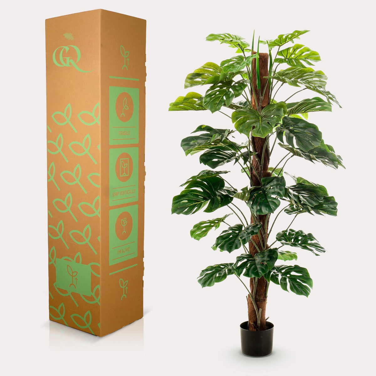 Kunstplant - Monstera Deliciosa - 150 cm - Forestbloom