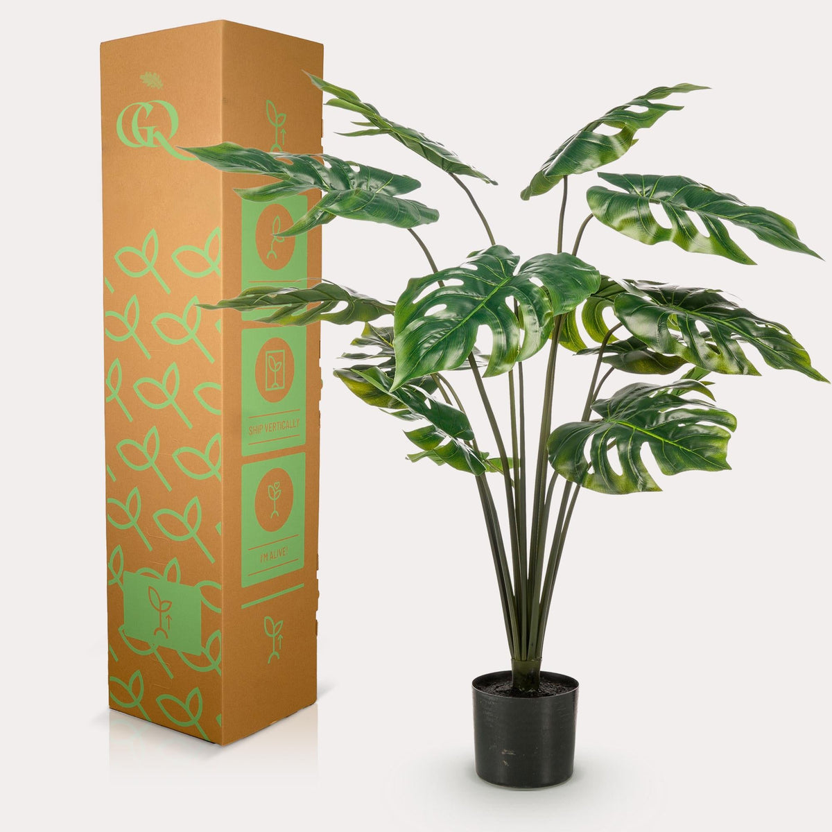 Kunstplant - Monstera Deliciosa - 95 cm - Forestbloom