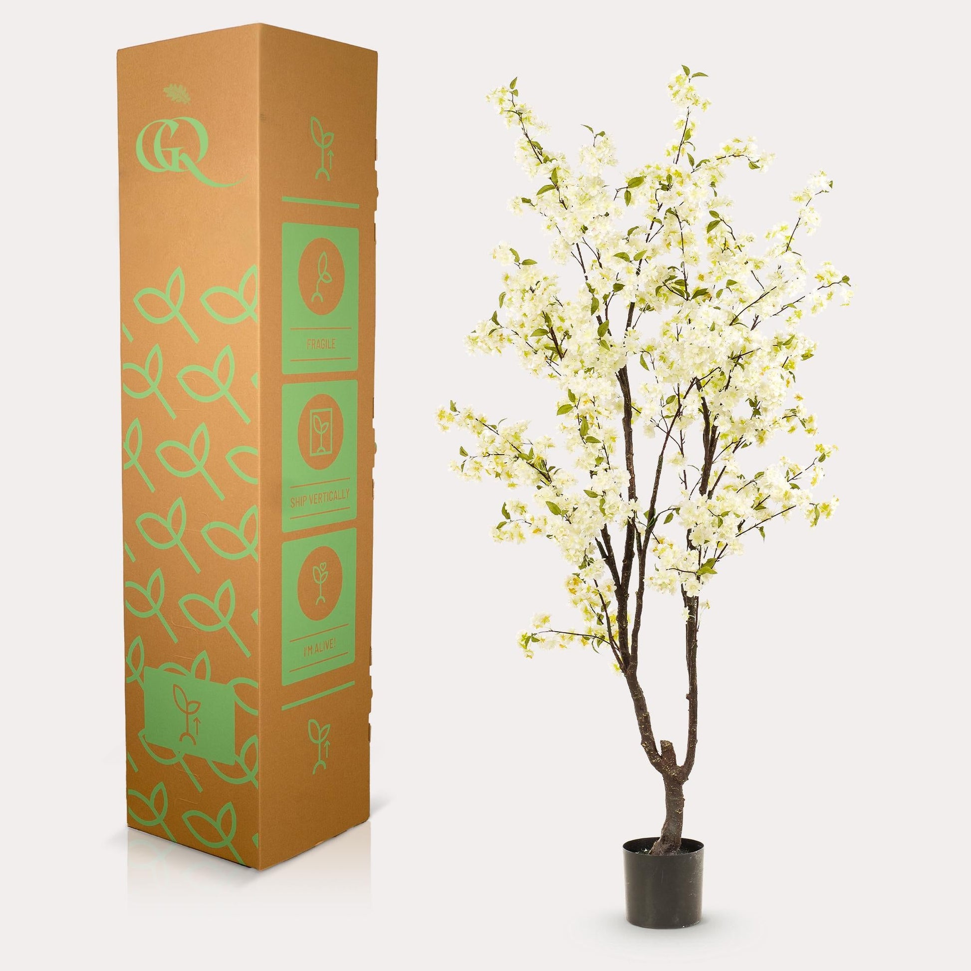 Kunstplant - Prunus - Kersenbloesem - 210cm - Forestbloom