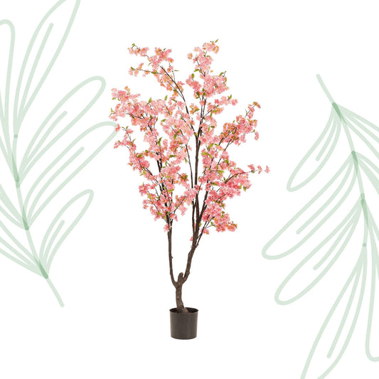 Kunstplant - Prunus - Kersenbloesem - 210cm - Forestbloom