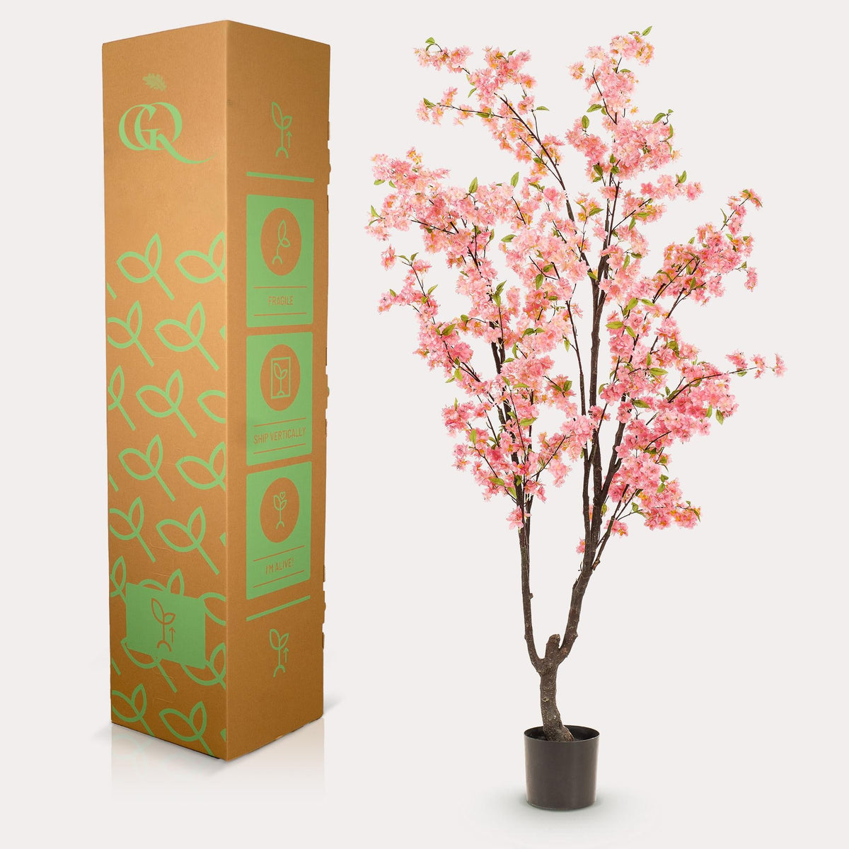 Kunstplant - Prunus - Kersenbloesem - 210cm - Forestbloom