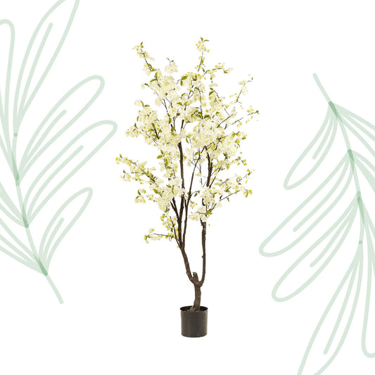 Kunstplant - Prunus - Kersenbloesem - 210cm - Forestbloom