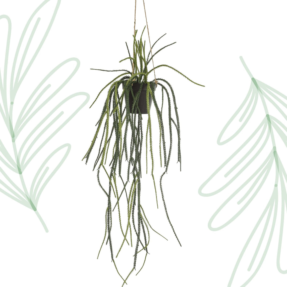 Kunstplant - Rhypsalis - Koraalcactus - 85 cm - Forestbloom