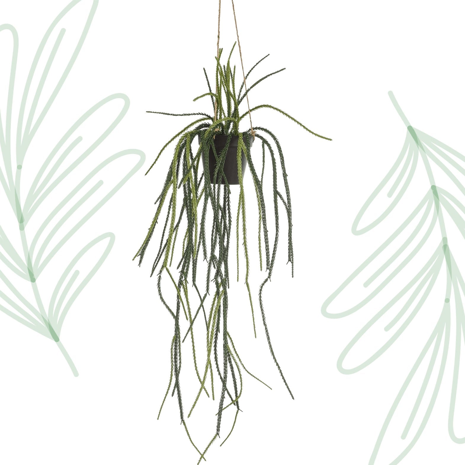 Kunstplant - Rhypsalis - Koraalcactus - 85 cm - Forestbloom