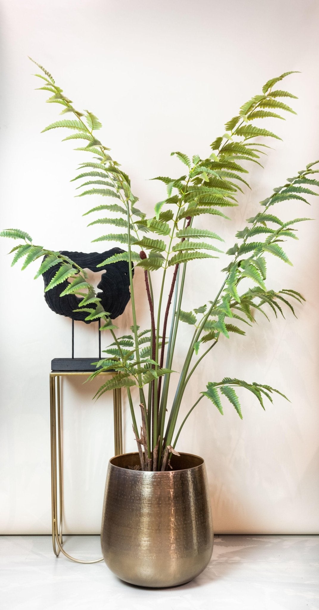 Kunstplant - Rumohra Adiantiformis - Ledervaren - 180 cm - Forestbloom