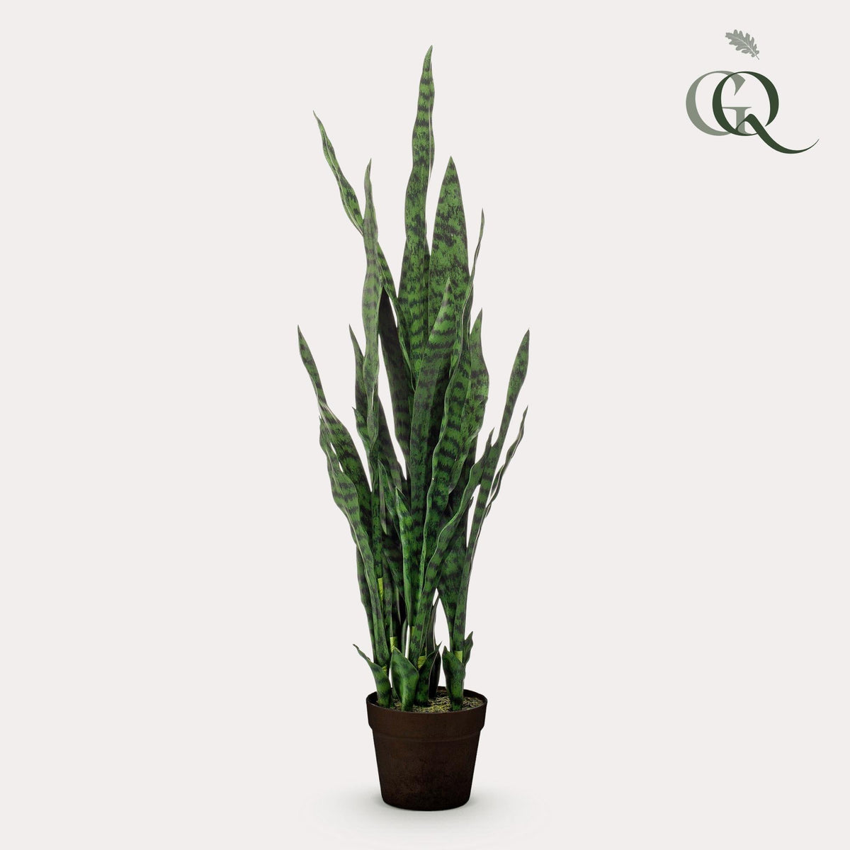 Kunstplant - Sanseveria black coral - Vrouwentong - 97 cm - Forestbloom
