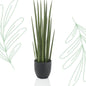 Kunstplant - Sanseveria Cylindrica - Vrouwentong - 70 cm - Forestbloom