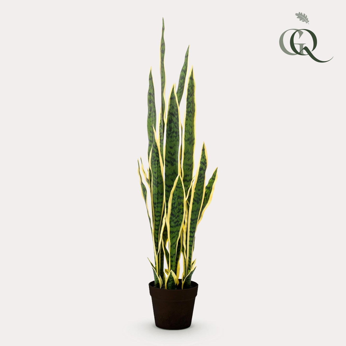 Kunstplant - Sanseveria Trifasciata - Vrouwentong - 97 cm - Forestbloom