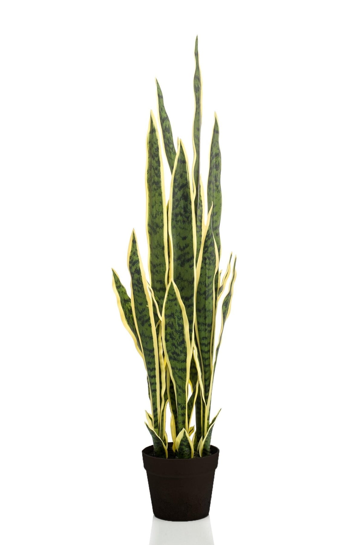 Kunstplant - Sanseveria Trifasciata - Vrouwentong - 97 cm - Forestbloom