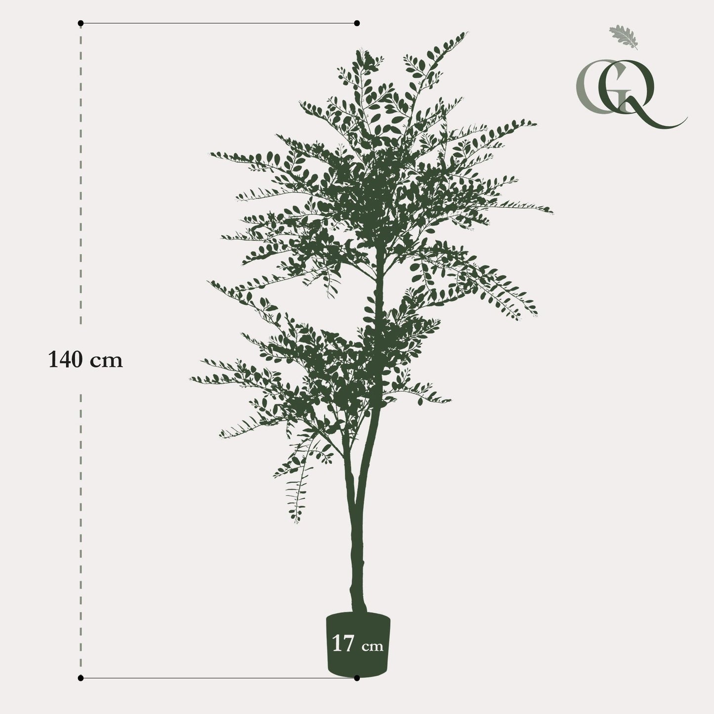 Kunstplant - Sophora tree - Honingboom - 140 cm - Forestbloom