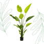 Kunstplant - Strelitzia Nicolai - Paradijsvogelbloem - 150 cm - Forestbloom