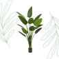 Kunstplant - Strelitzia Nicolai - Paradijsvogelbloem - 190 cm - Forestbloom