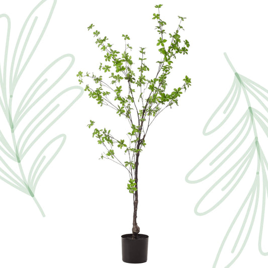 Kunstplant - Tropaeolum Speciosum - Oost Indische Kers - 150 cm - Forestbloom