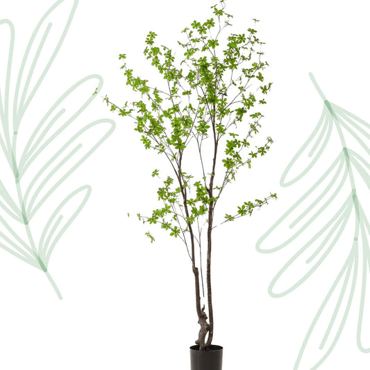Kunstplant - Tropaeolum Speciosum - Oost Indische Kers - 210 cm - Forestbloom