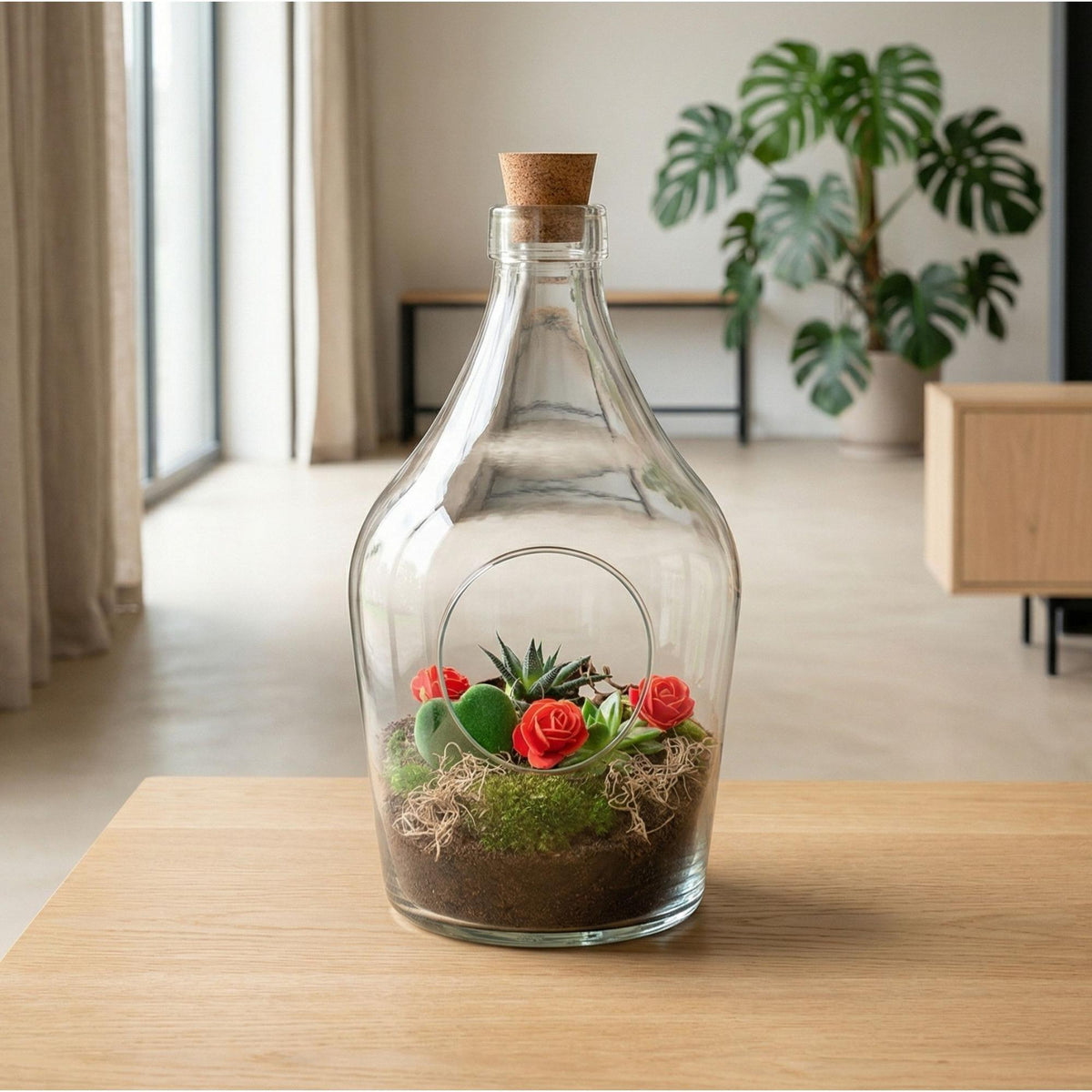Love in a Bottle - DIY Open Planten terrarium - Forestbloom