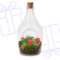 Love in a Bottle - DIY Open Planten terrarium - Forestbloom