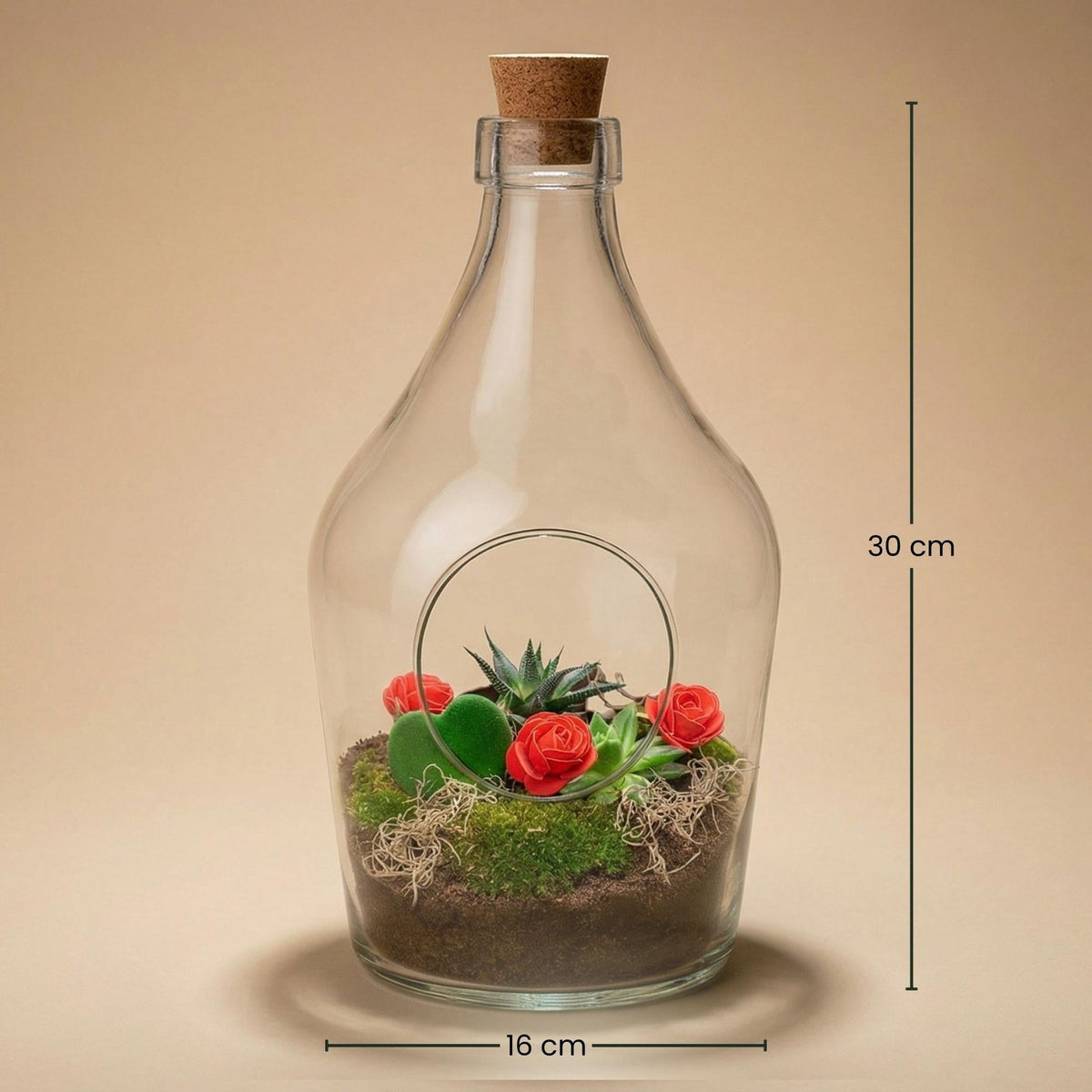 Love in a Bottle - DIY Open Planten terrarium - Forestbloom