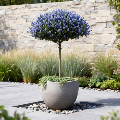 Plant op Stam - Ceanothus thyrsiflorus Repens - Terras Plant - Winterhard - Forestbloom