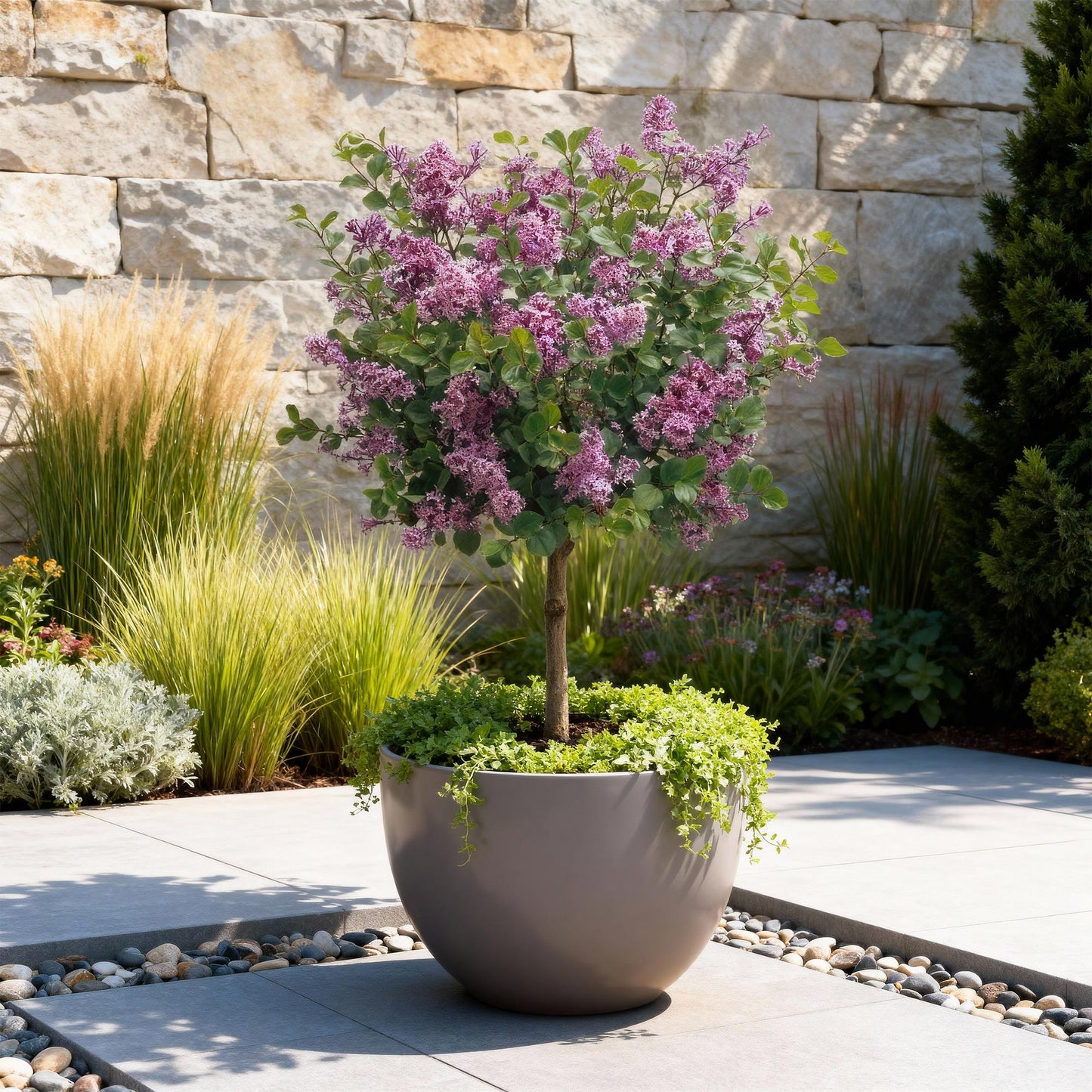 Plant op Stam- Syringa meyeri Palibin - Terras Plant - Winterhard - Forestbloom