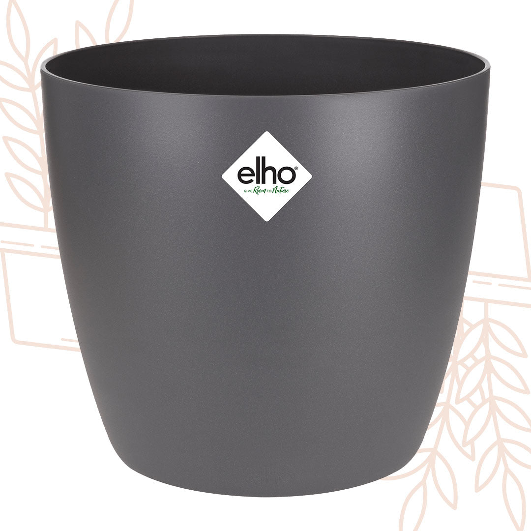 Pot elho Brussels Round Antraciet D20 x H19 - Forestbloom