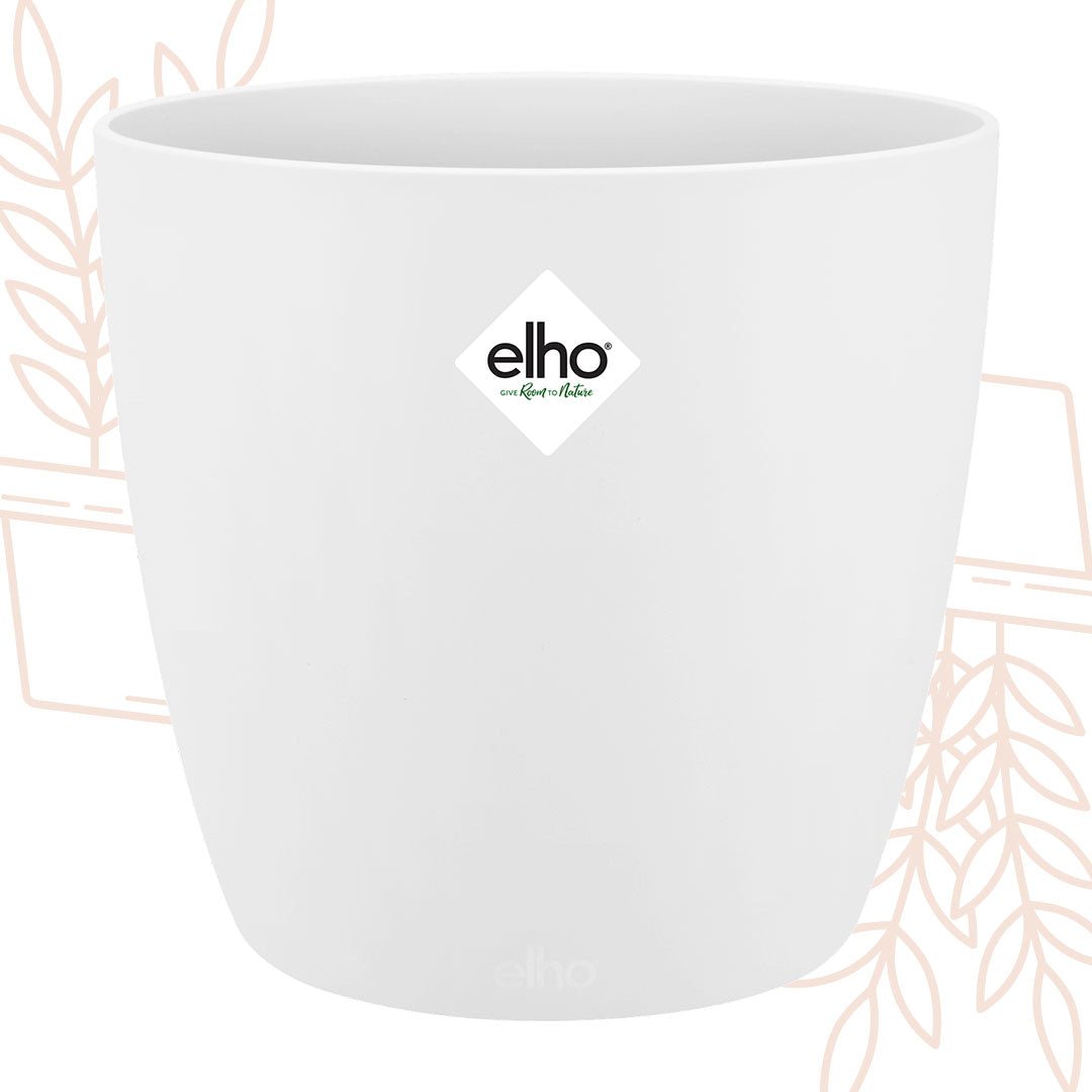 Pot elho Brussels Round Wit D20 x H19 - Forestbloom