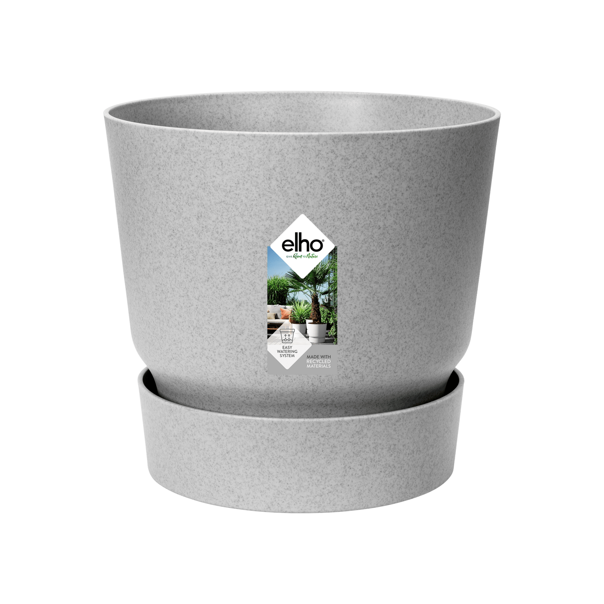 Pot elho Greenville Round grijs - D39 x H37 - Forestbloom