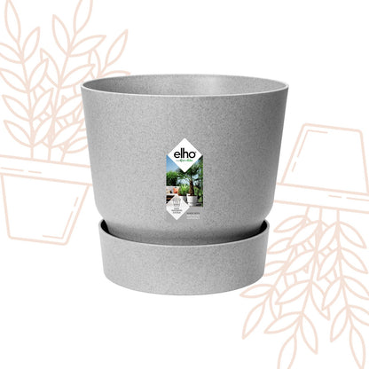 Pot elho Greenville Round grijs - D39 x H37 - Forestbloom