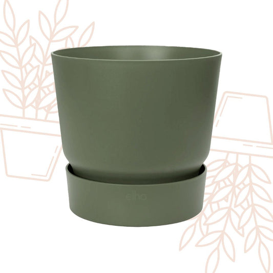 Pot elho Greenville Round groen - D18 x H17 - Forestbloom