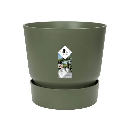 Pot elho Greenville Round groen - D24 x H23 - Forestbloom