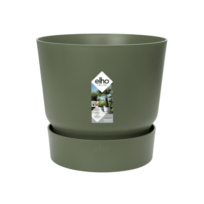 Pot elho Greenville Round groen - D39 x H37 - Forestbloom