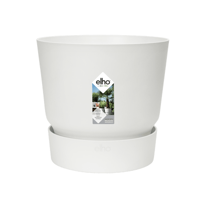 Pot elho Greenville Round wit - D24 x H23 - Forestbloom