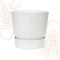 Pot elho Greenville Round wit - D24 x H23 - Forestbloom