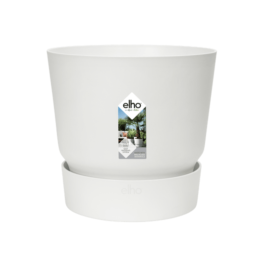 Pot elho Greenville Round wit - D30 x H28 - Forestbloom