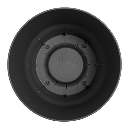 Pot elho Greenville Round zwart - D14 x H13 - Forestbloom