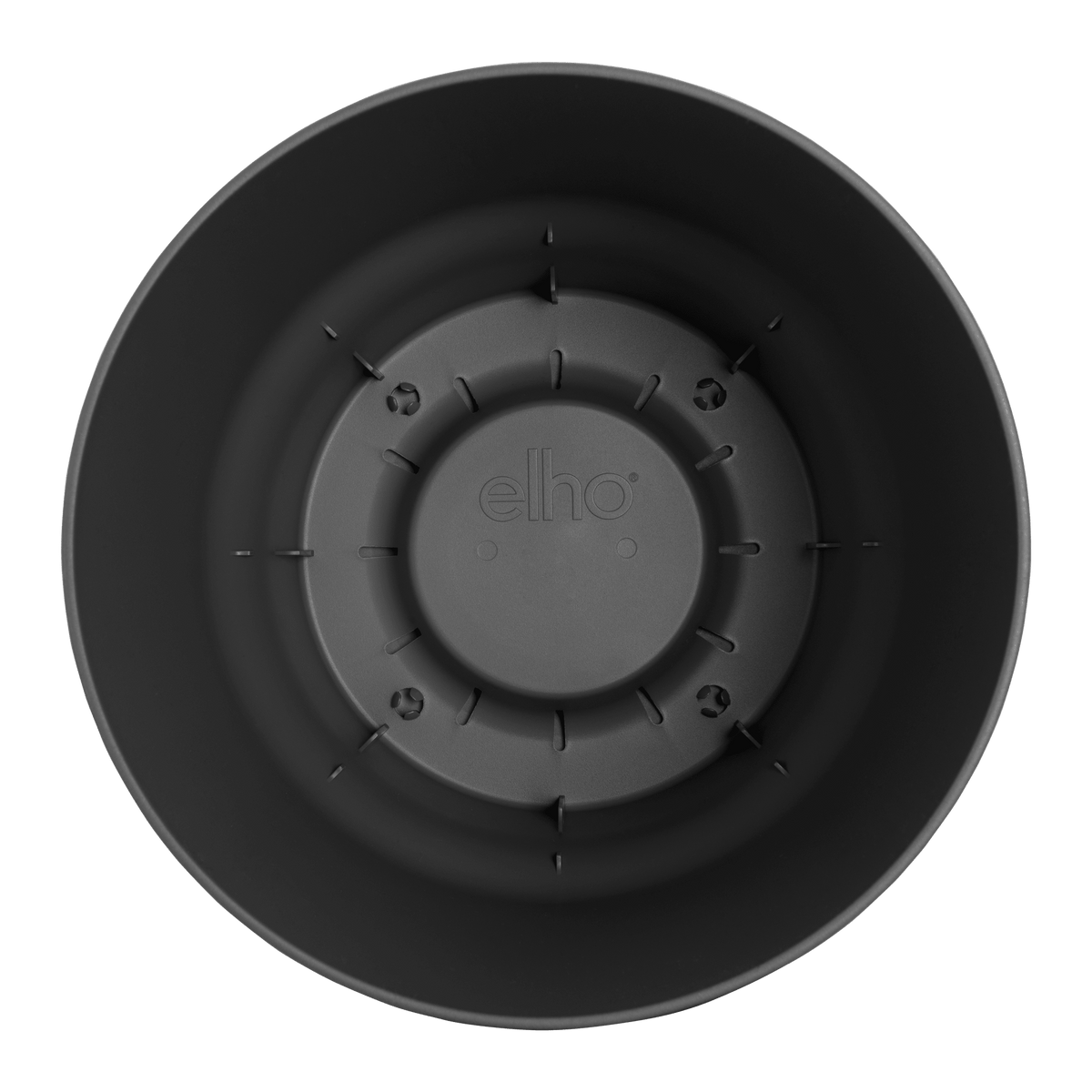 Pot elho Greenville Round zwart - D18 x H17 - Forestbloom
